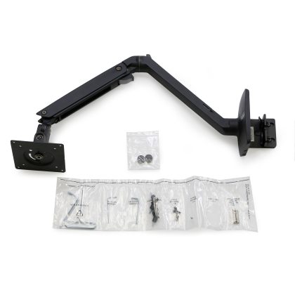 Ergotron MXV Desk Monitor Arm, Black