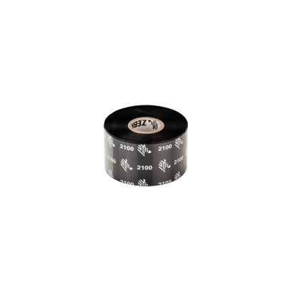 Zebra 2100 Wax Thermal Transfer Ribbon, 60 mm x 450 m, Black (Box of 12) – Zebra