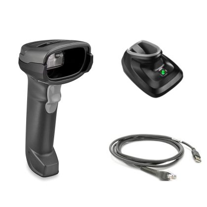 Zebra DS2278 Bluetooth 2D SR Presentation Scanner Kit, Black – Zebra