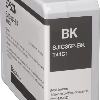 Epson SJIC36P(K) Black Ink Cartridge 80ml for ColorWorks C6500/C6000 – Epson, 1