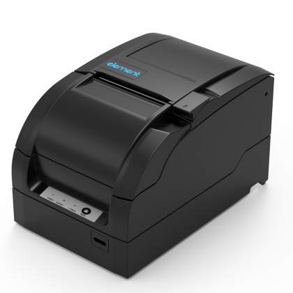 Element RW337D Dot Matrix Kitchen Printer, Auto-Cutter, Ethernet, Serial and USB, Black – Element