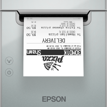 Epson TM-L100 Linerless Label Printer with Ethernet, Serial and USB – Epson, 24 V