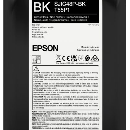 Epson SJIC48P-BK Black Ink Cartridge 480ml for ColorWorks C8000e – Epson, 1