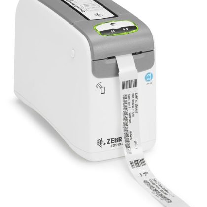 Zebra ZD510-HC 300 DPI Direct Thermal Wristband Printer with USB and Ethernet – Zebra