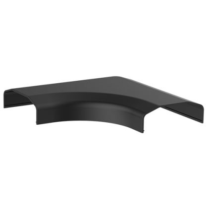 Brateck Plastic Cable Cover Joint L Shape Material:ABS Dimensions 127x127x21.5mm - Black (LS) – Brateck