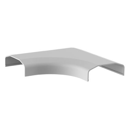 Brateck Plastic Cable Cover Joint L Shape Material:ABS Dimensions 127x127x21.5mm - White (LS) – Brateck