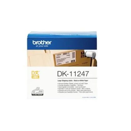 BROTHER LABEL SHIPPING PERM 103X164 180/R WHITE – Brother