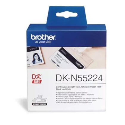 BROTHER LABEL CONTINUOUS THICK PAPER 54X30.48M WHI – Brother