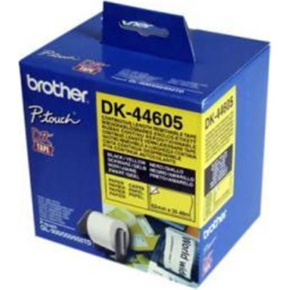 BROTHER LABEL CONTINUOUS REM 62X30.48M YELLOW – Brother