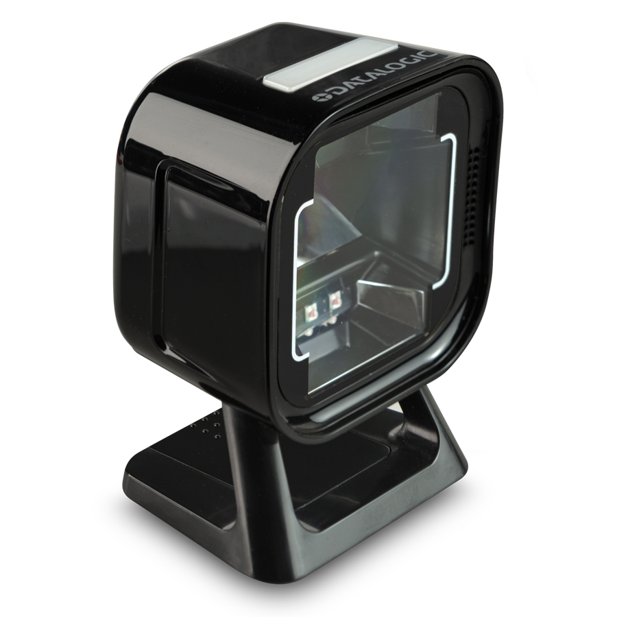 Datalogic Magellan 1500i 2D Presentation Scanner with Riser Stand, USB, Black โ Datalogic