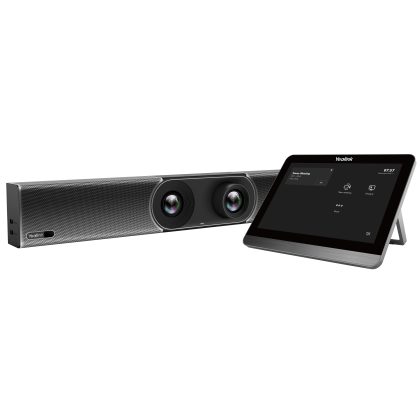 Yealink MeetingBar A30 Microsoft Teams and Zoom Rooms on Android, Medium Room, 10-15 people, CTP18 Touch Panel, Two 4K Cameras, Auto Framing – Yealink