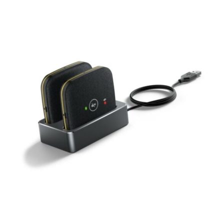 *LS Yealink CPW65 2x Wireless DECT Microphones, includes 2x CPW65, Charging cradle and 40cm USB Cable, Suitable for CP965 Only – Yealink