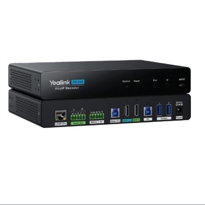 YealinkDE300,AV over IP, 4K@60Hz4:4:4,USB 3.0 capture for MTR,Seamless 2x2 Video Matrix Switching,Multiple USB Connectivity,HDCP 2.3,Gigabit Ethernet – Yealink