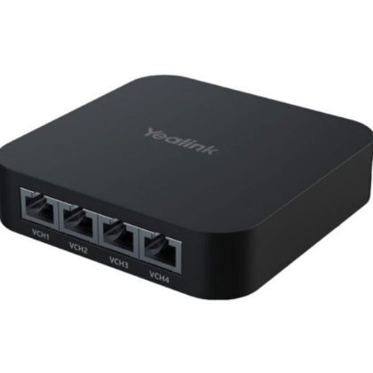 Yealink RCH40 E2 4-Port PoE Switch, Used For Connecting Yealink Meeting Room Cameras, Microphones Speakers – Yealink