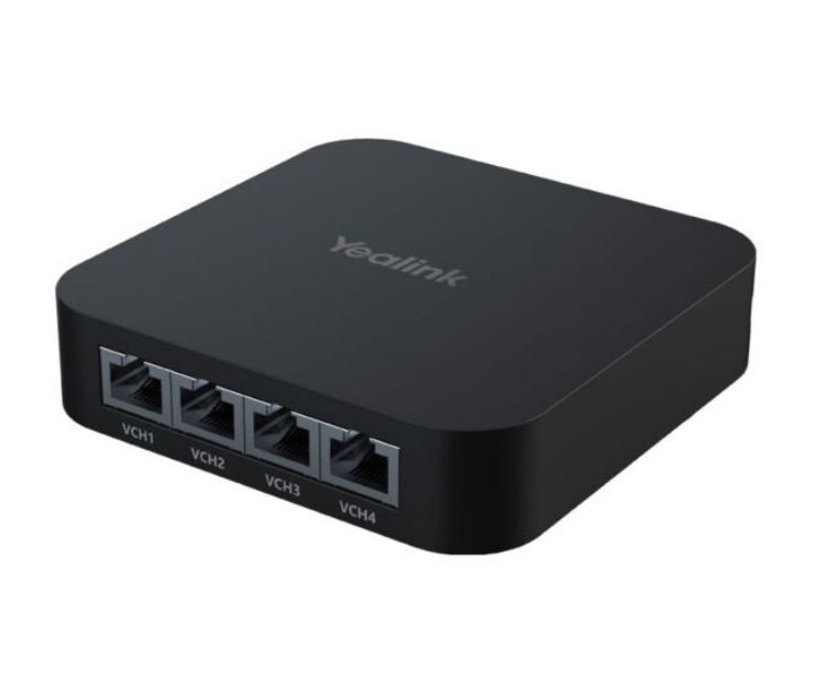 Yealink RCH40 E2 4-Port PoE Switch, Used For Connecting Yealink Meeting Room Cameras, Microphones Speakers โ Yealink