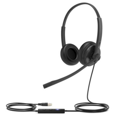 Yealink UH34-D-MS UH34 Dual USB Headset for Microsoft Teams, USB-A – Yealink