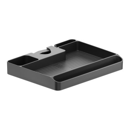 Brateck Pole Mounted Storage Shelf Easily mounted to Φ30-48mm (1.2'-1.9') poles (BLACK) 224x176x30mm (8.8'x6.9'x1.2' ) (LS) – Brateck