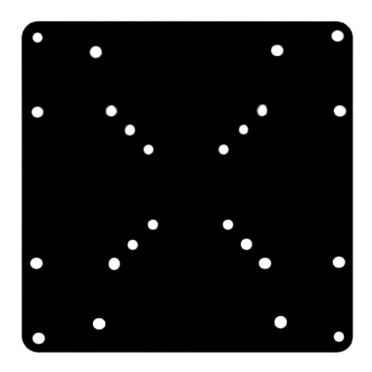 Brateck LCD 200X200 VESA Extension Plate Fit most 23'- 42' LED, LCD, Plasma flat panel TVs , Weight Capacity Up to 30kg – Brateck