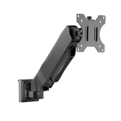 Brateck Slatwall Gas Spring Monitor Arm, Effortless Monitor Height Adjustment with Gas Spring, for 13'-27' Screen, Up to 6.5kg/Screen (LS) – Brateck