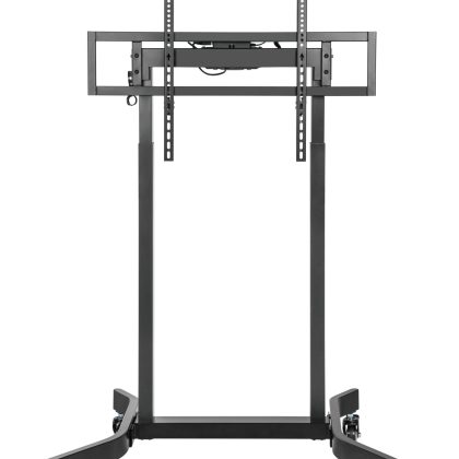 Brateck Standard Motorized TV Cart Fit 55'-100' Up to 120kg- Matte Black , VESA Compatible: 200x200 up to 800x600 （LS） – Brateck