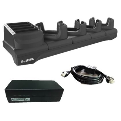 Zebra CRD-NGTC5-5SC4B 5-Slot Charge-Only ShareCradle with Battery Charger, TC53/TC58 – Zebra