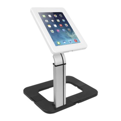 Brateck Anti-theft Countertop Tablet Kiosk Stand with Aluminum Base Fit Screen Size 9.7'-10.1' 368x277x481mm Anti-theft Lock with a Key (LS) – Brateck