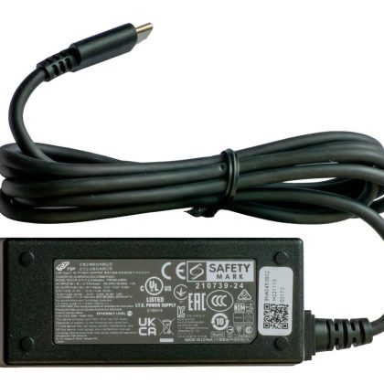 Zebra ET8x 45 W USB-C Power Supply (15 V, 3 A) – Zebra