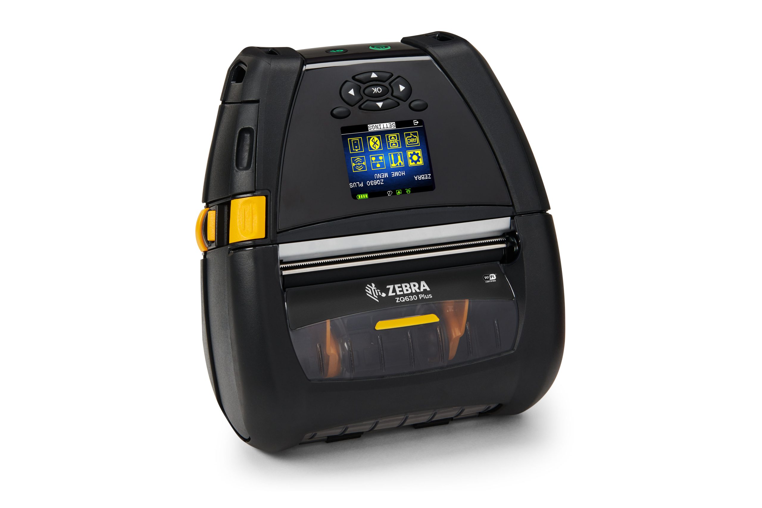 Zebra ZQ630 Plus 4-inch Mobile Label Printer with Bluetooth 4 and WLAN โ Zebra, 6800 mAh